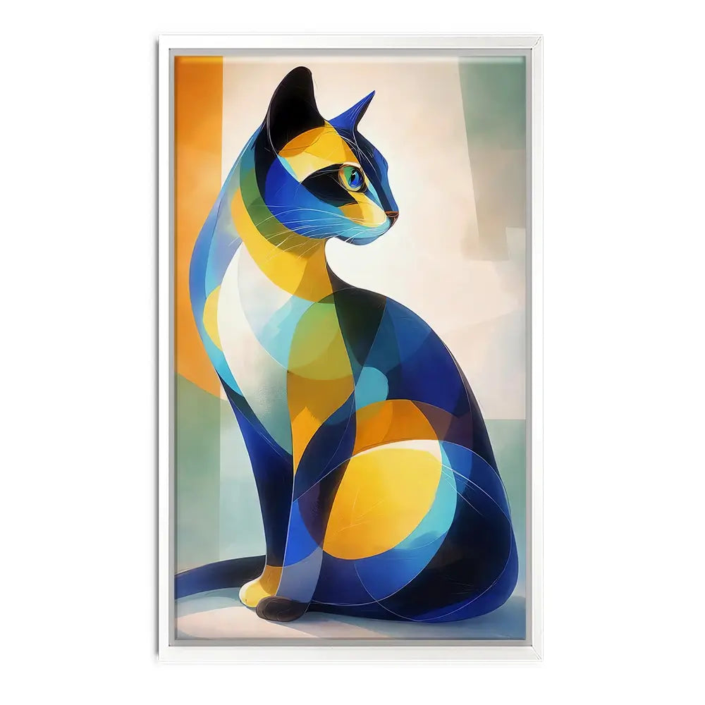 Cat Cubism Canvas Print Cat Cubism Canvas Print wall art product David Alexander Elder