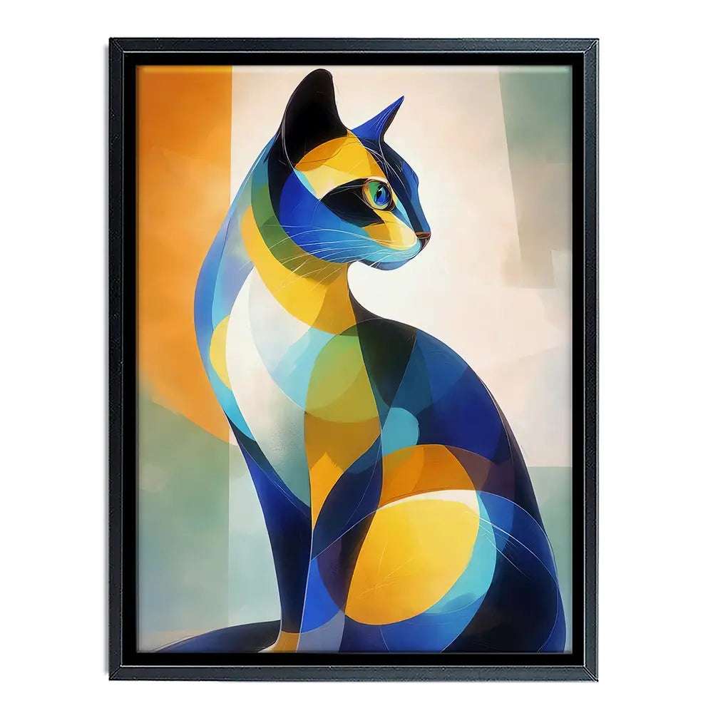 Cat Cubism Canvas Print Cat Cubism Canvas Print wall art product David Alexander Elder