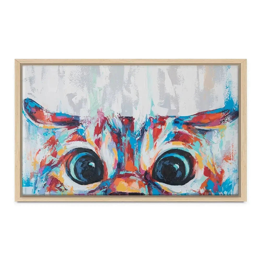 Cat Eyes Canvas Print Cat Eyes Canvas Print wall art product Mari Dein / Shutterstock