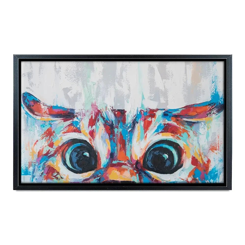 Cat Eyes Canvas Print Cat Eyes Canvas Print wall art product Mari Dein / Shutterstock