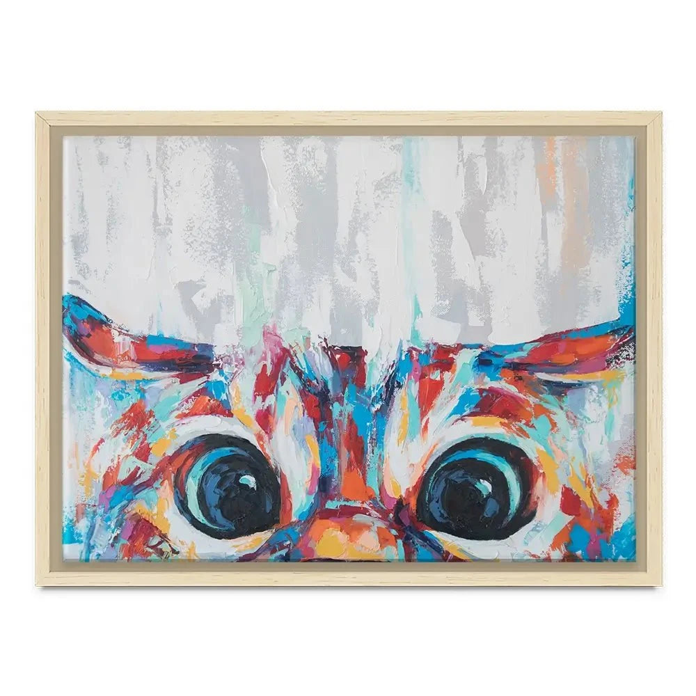 Cat Eyes Canvas Print Cat Eyes Canvas Print wall art product Mari Dein / Shutterstock