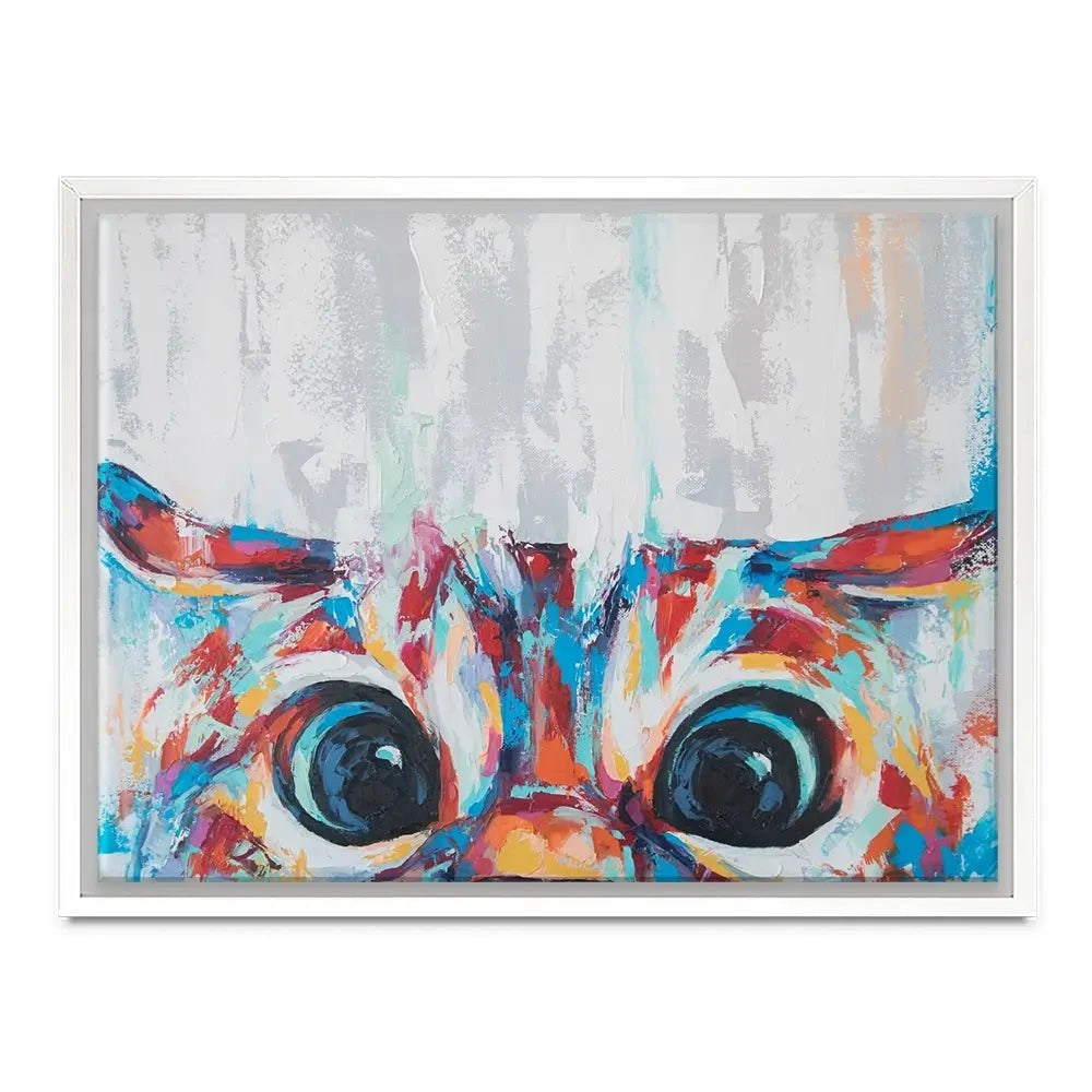 Cat Eyes Canvas Print Cat Eyes Canvas Print wall art product Mari Dein / Shutterstock