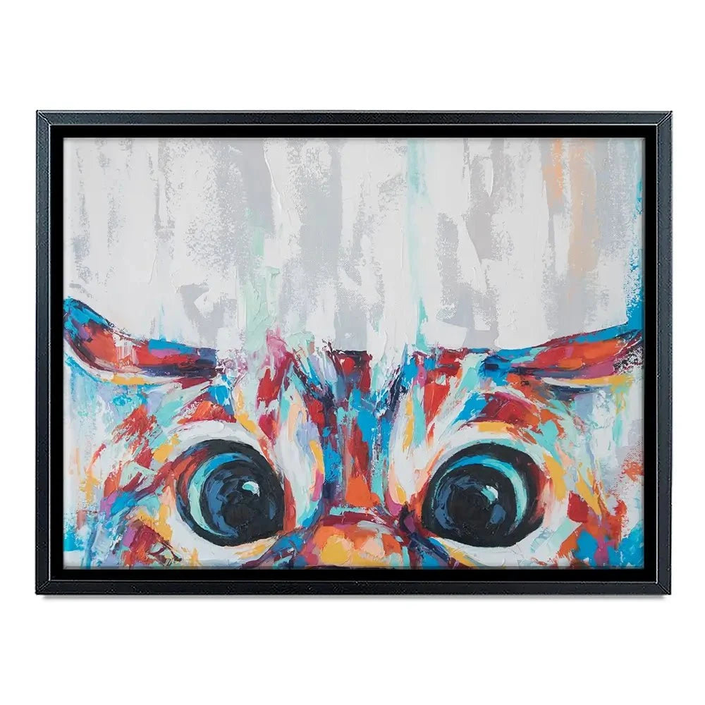Cat Eyes Canvas Print Cat Eyes Canvas Print wall art product Mari Dein / Shutterstock