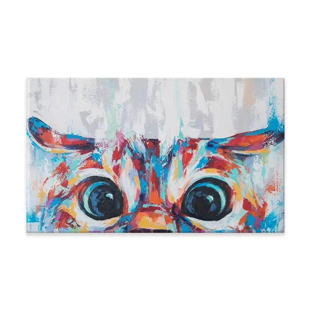 Cat Eyes Canvas Print Cat Eyes Canvas Print wall art product Mari Dein / Shutterstock