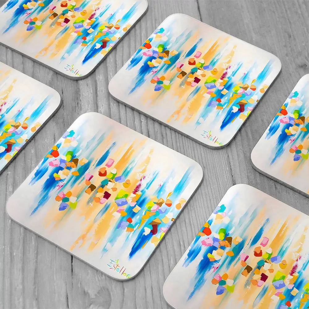 Celebration Coaster Set Celebration Coaster Set wall art product Estelle Grengs - Independent