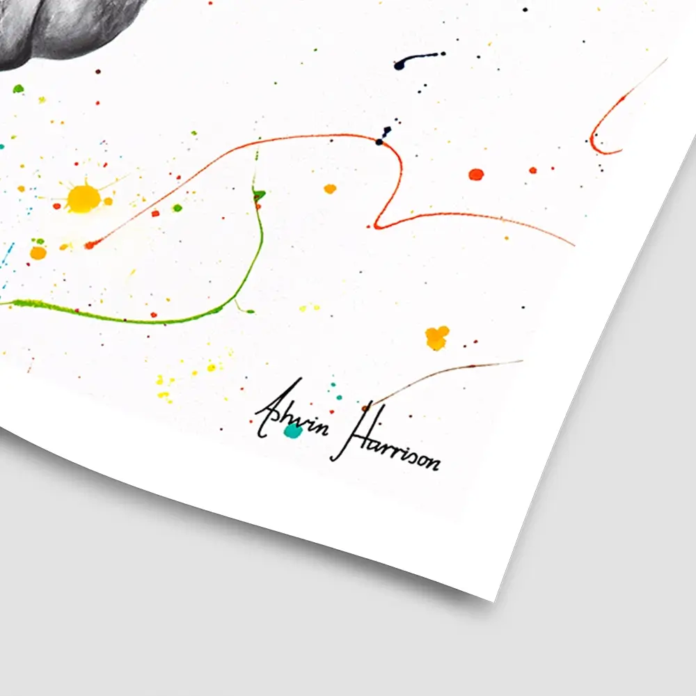 Celebration Of Love Square Art Print Celebration Of Love Square Art Print wall art product Ashvin Harrison