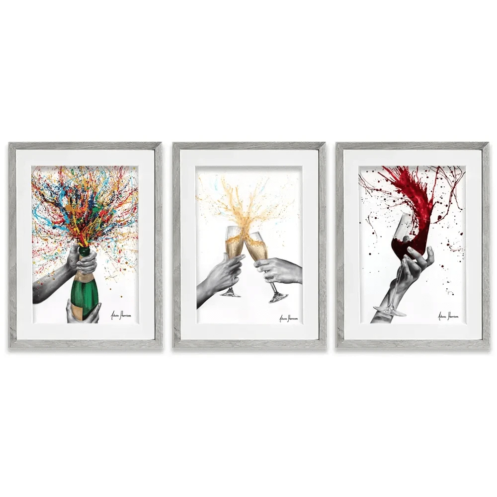 Celebrations Framed Art Print Trio Celebrations Framed Art Print Trio wall art product Ashvin Harrison