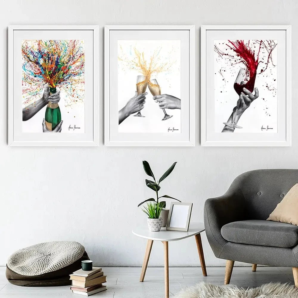 Celebrations Framed Art Print Trio Celebrations Framed Art Print Trio wall art product Ashvin Harrison