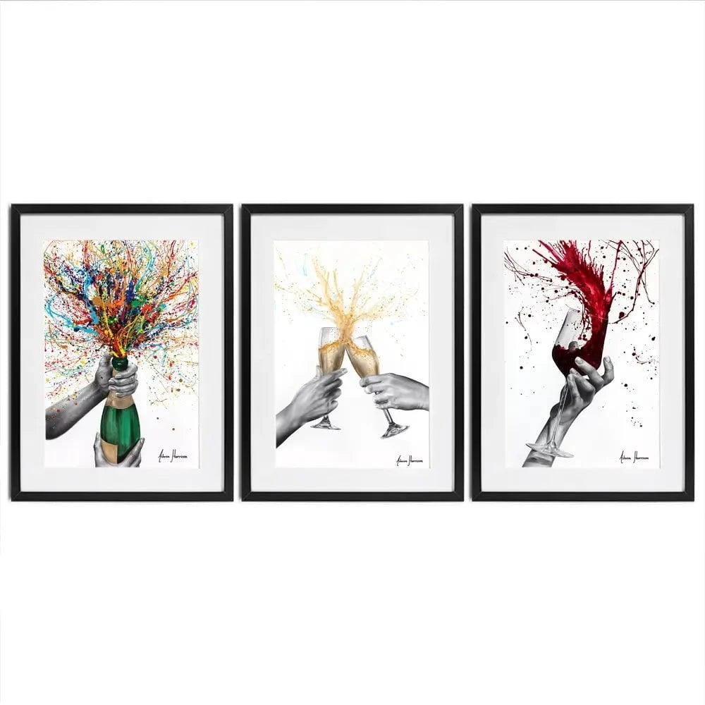 Celebrations Framed Art Print Trio Celebrations Framed Art Print Trio wall art product Ashvin Harrison