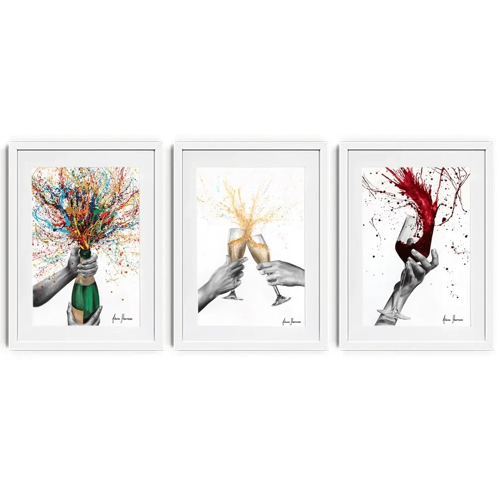 Celebrations Framed Art Print Trio Celebrations Framed Art Print Trio wall art product Ashvin Harrison
