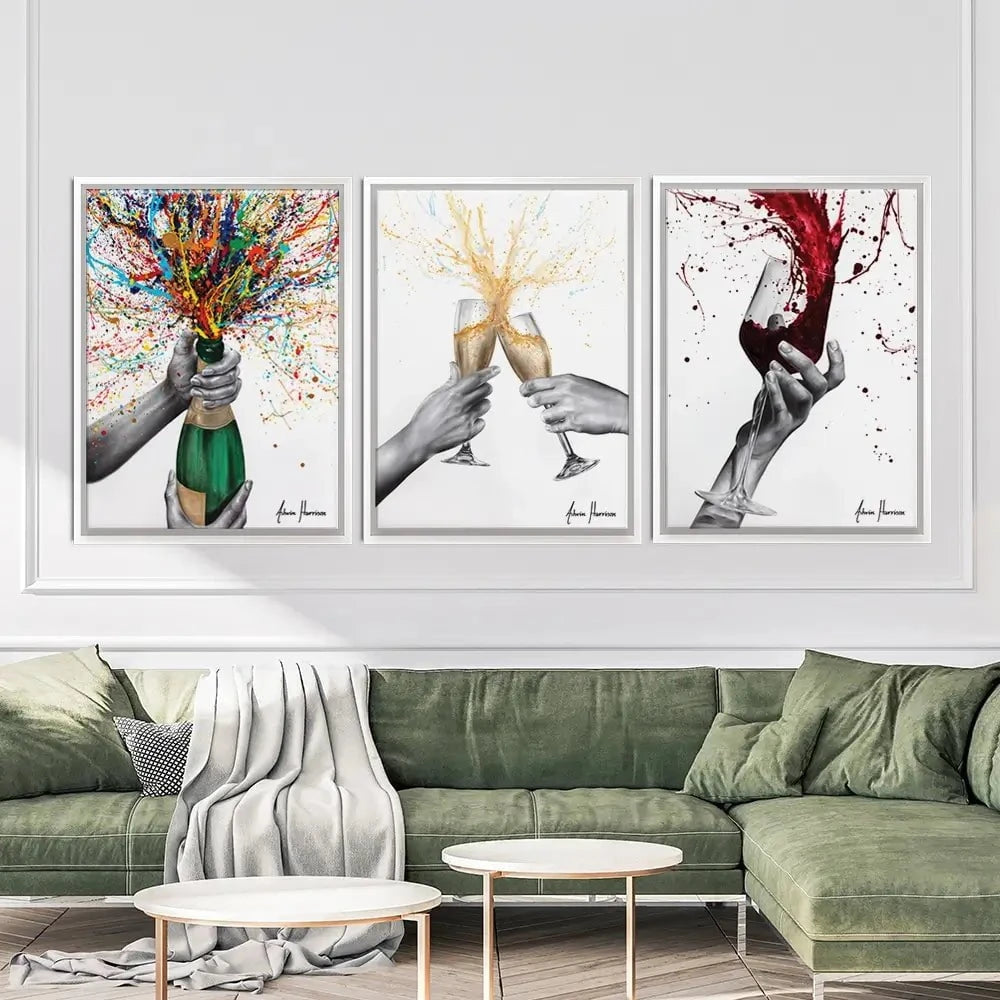 Celebrations Trio Canvas Print Celebrations Trio Canvas Print wall art product Ashvin Harrison