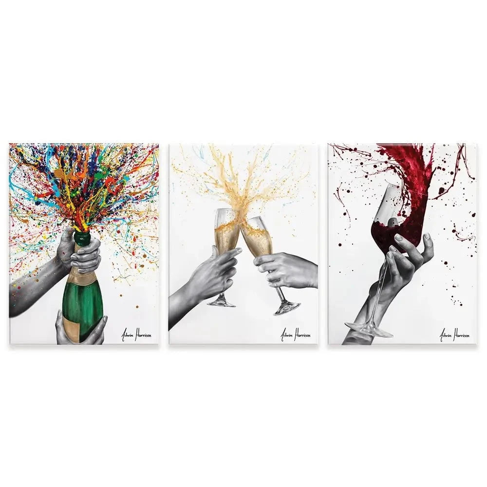 Celebrations Trio Canvas Print Celebrations Trio Canvas Print wall art product Ashvin Harrison
