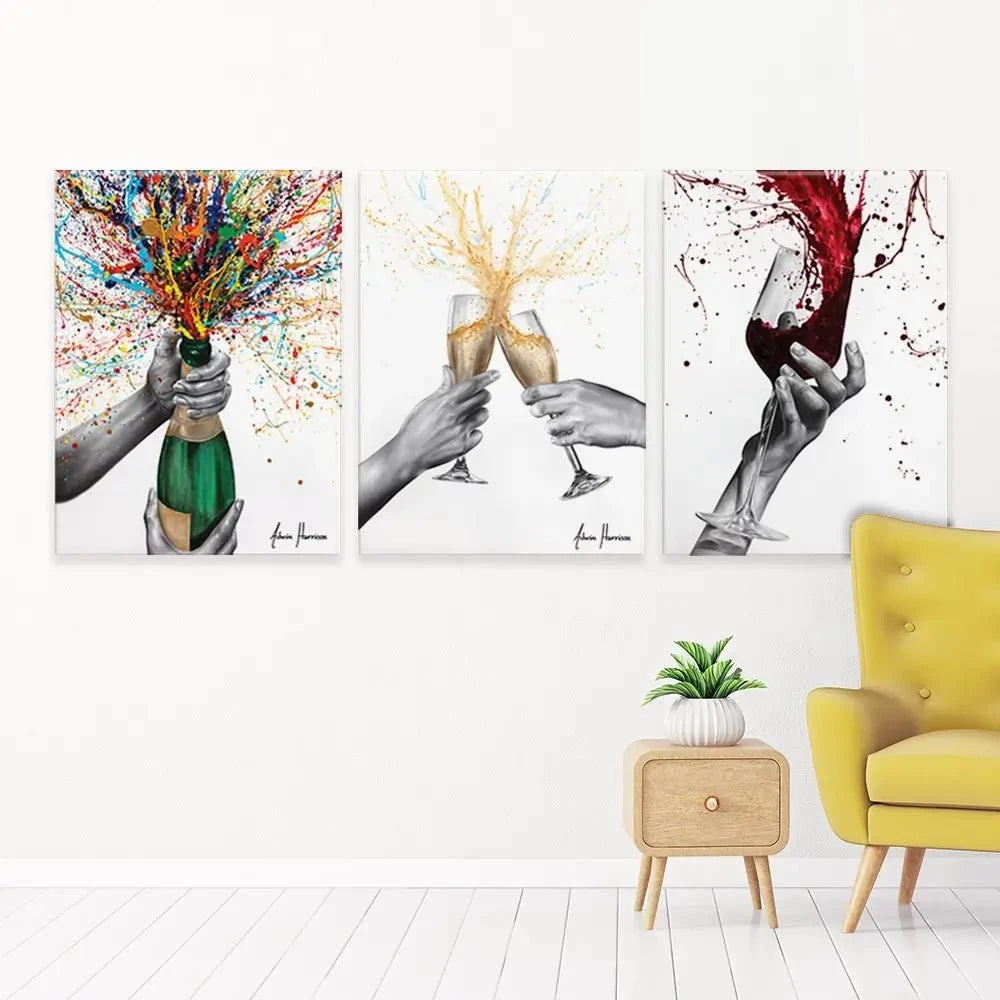 Celebrations Trio Canvas Print Celebrations Trio Canvas Print wall art product Ashvin Harrison