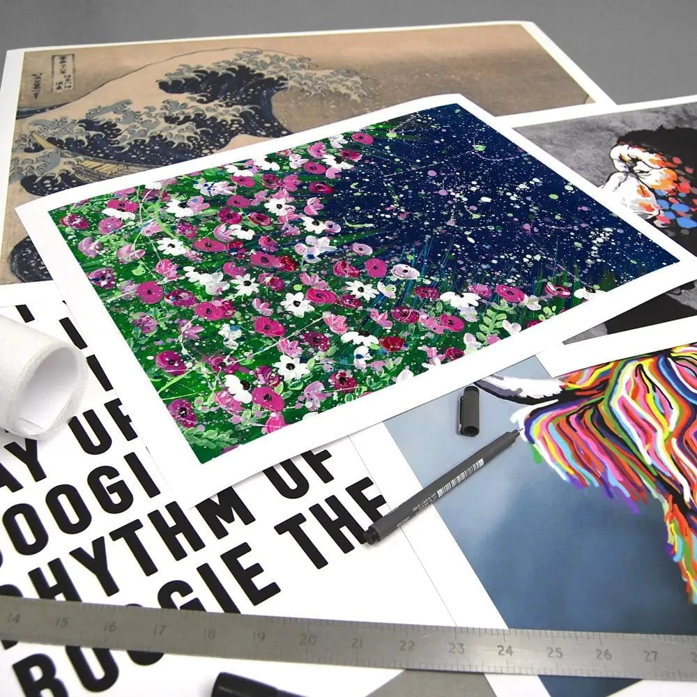 Celestial Blooms Art Print Celestial Blooms Art Print wall art product Emma LC Art