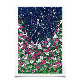 Celestial Blooms Art Print Celestial Blooms Art Print wall art product Emma LC Art