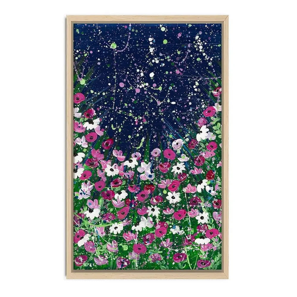 Celestial Blooms Canvas Print Celestial Blooms Canvas Print wall art product Emma LC Art