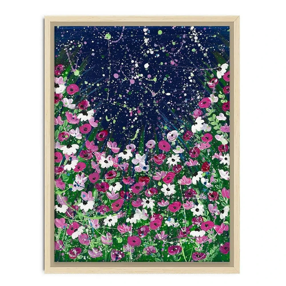 Celestial Blooms Canvas Print Celestial Blooms Canvas Print wall art product Emma LC Art