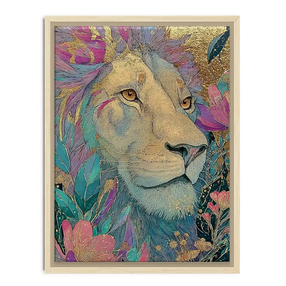 Celestial Lion Canvas Print Celestial Lion Canvas Print wall art product David Alexander Elder