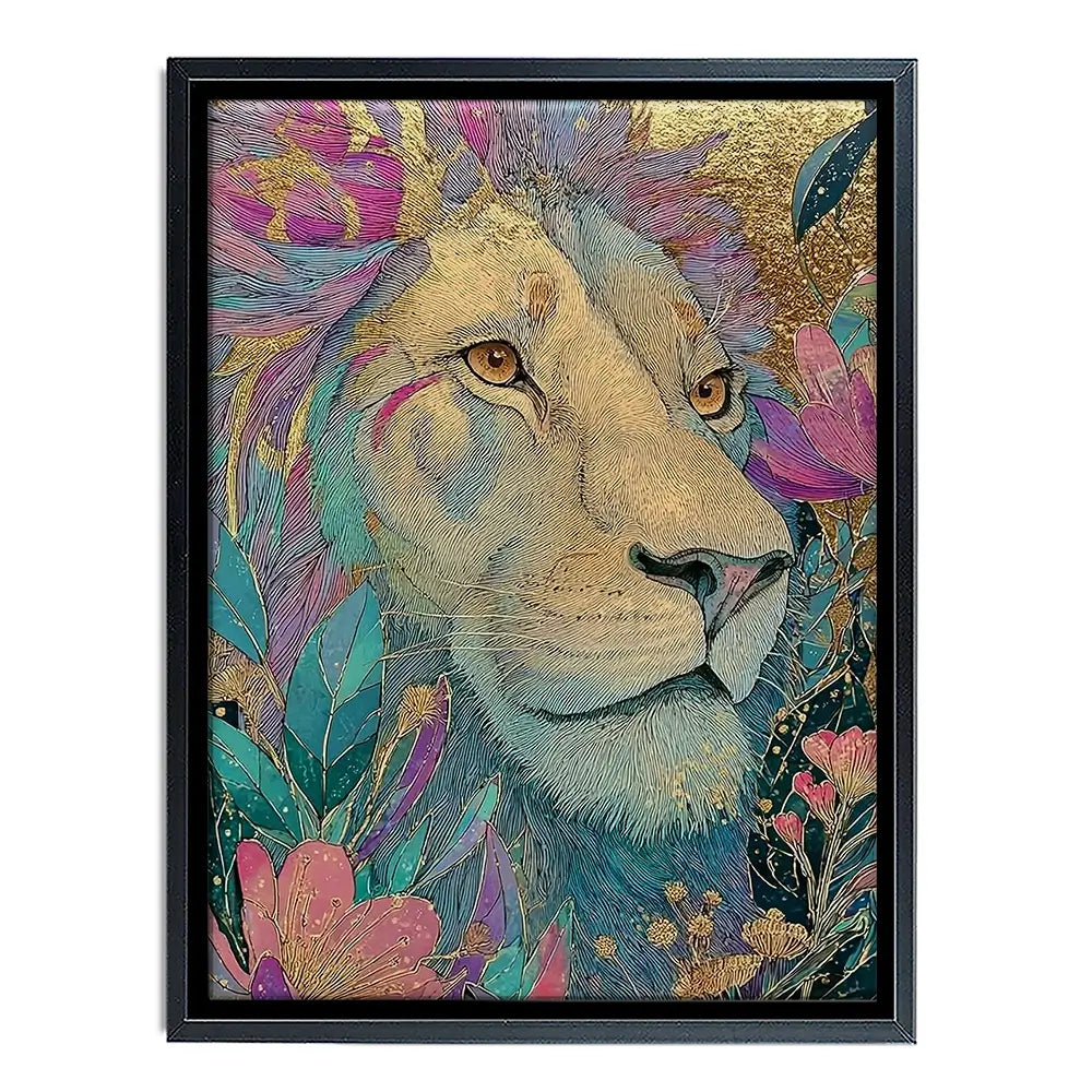 Celestial Lion Canvas Print Celestial Lion Canvas Print wall art product David Alexander Elder