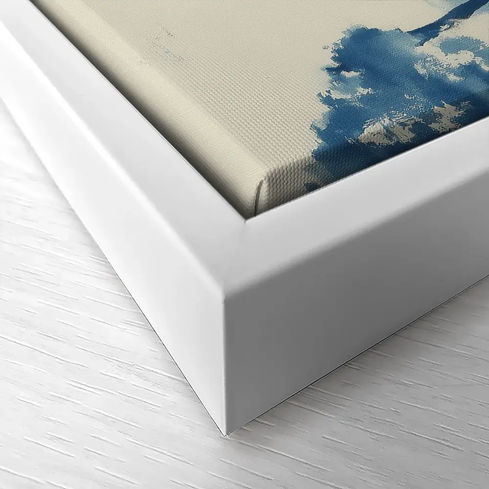 Central Park Lakeside Winter Path Canvas Print Central Park Lakeside Winter Path Canvas Print wall art product Chromatic Storm Studio