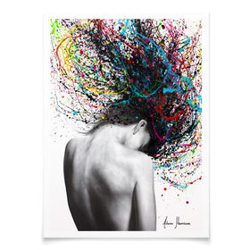 Cerebral Swirl Art Print wall art product / Shutterstock