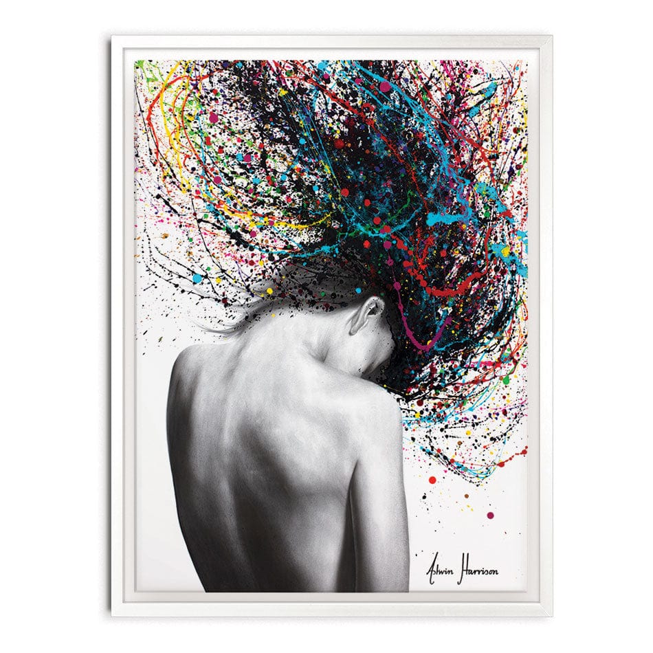 Cerebral Swirl Canvas Print wall art product Ashvin Harrison