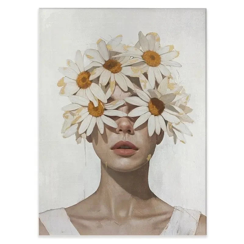 Chamomile Lady Canvas Print Chamomile Lady Canvas Print wall art product Svetlana Aleynikova