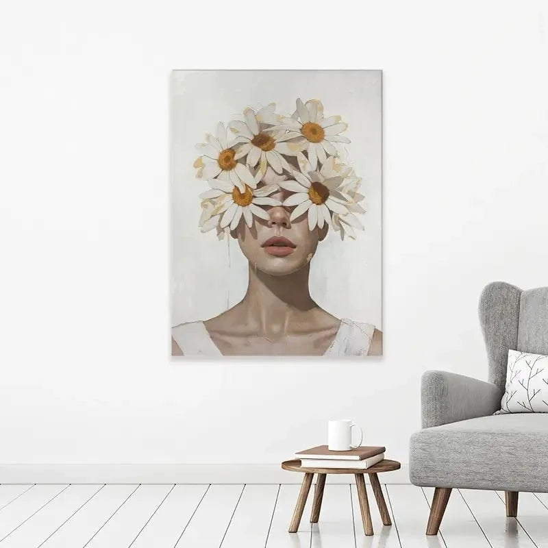 Chamomile Lady Canvas Print Chamomile Lady Canvas Print wall art product Svetlana Aleynikova