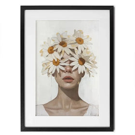 Chamomile Lady Framed Art Print Chamomile Lady Framed Art Print wall art product Svetlana Aleynikova