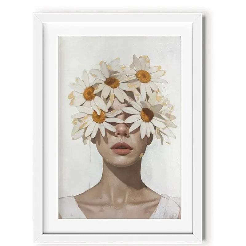 Chamomile Lady Framed Art Print Chamomile Lady Framed Art Print wall art product Svetlana Aleynikova