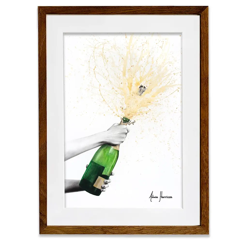 Champagne Celebration Framed Art Print Champagne Celebration Framed Art Print wall art product Ashvin Harrison