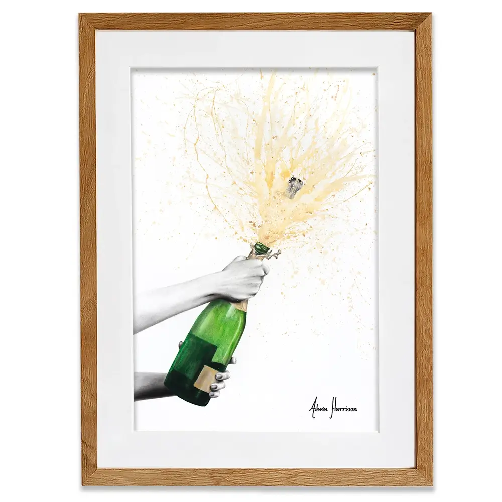 Champagne Celebration Framed Art Print Champagne Celebration Framed Art Print wall art product Ashvin Harrison
