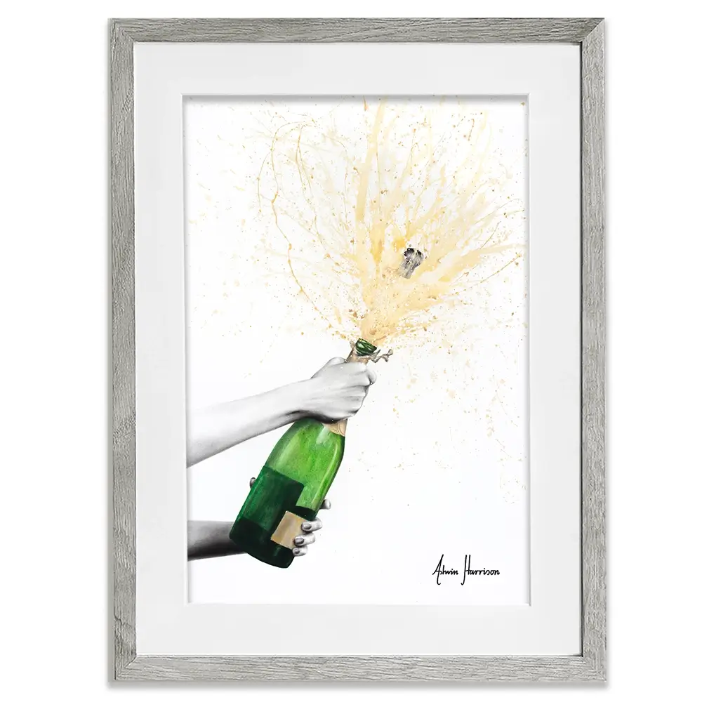Champagne Celebration Framed Art Print Champagne Celebration Framed Art Print wall art product Ashvin Harrison