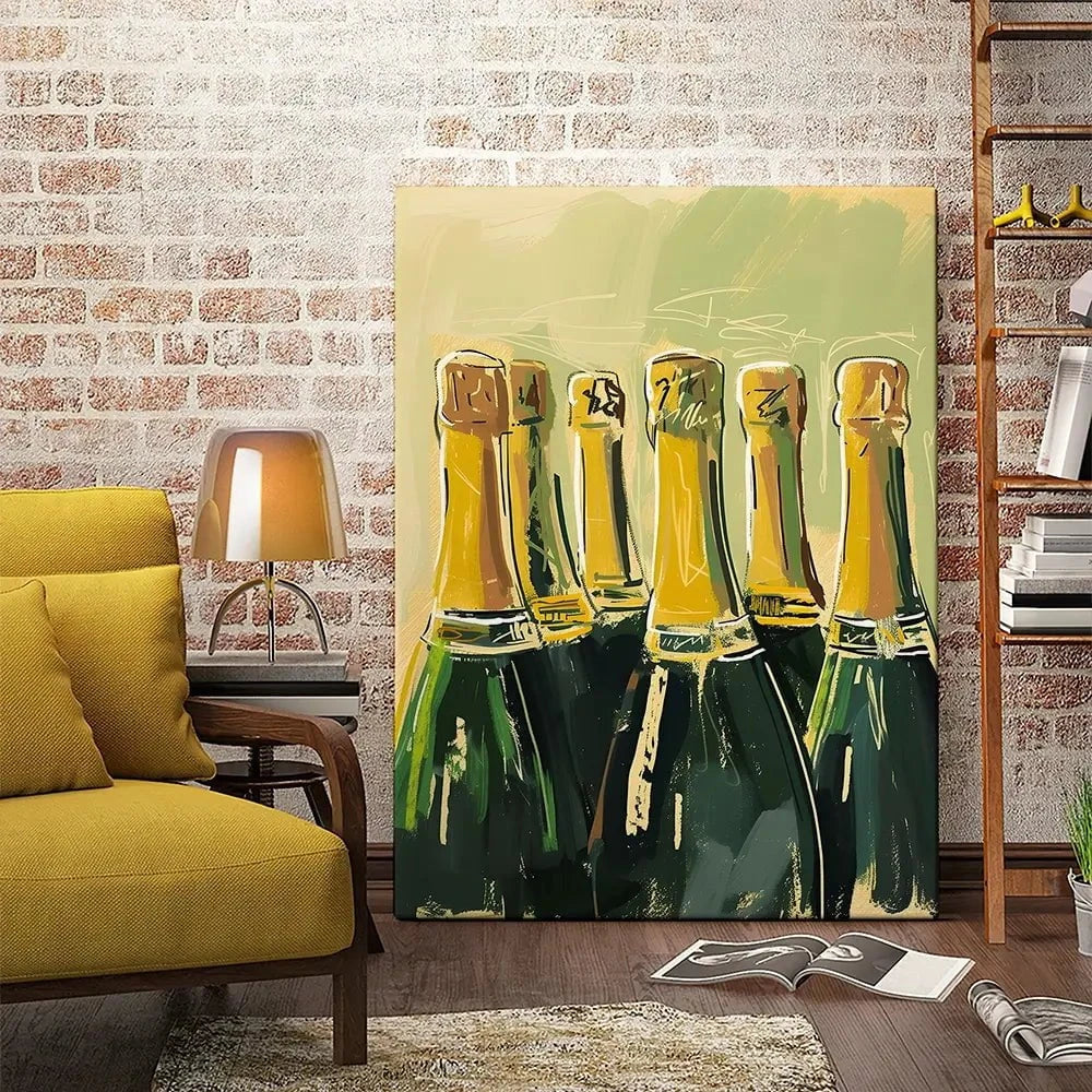 Champagne Please Canvas Print Champagne Please Canvas Print wall art product Art Print Shop
