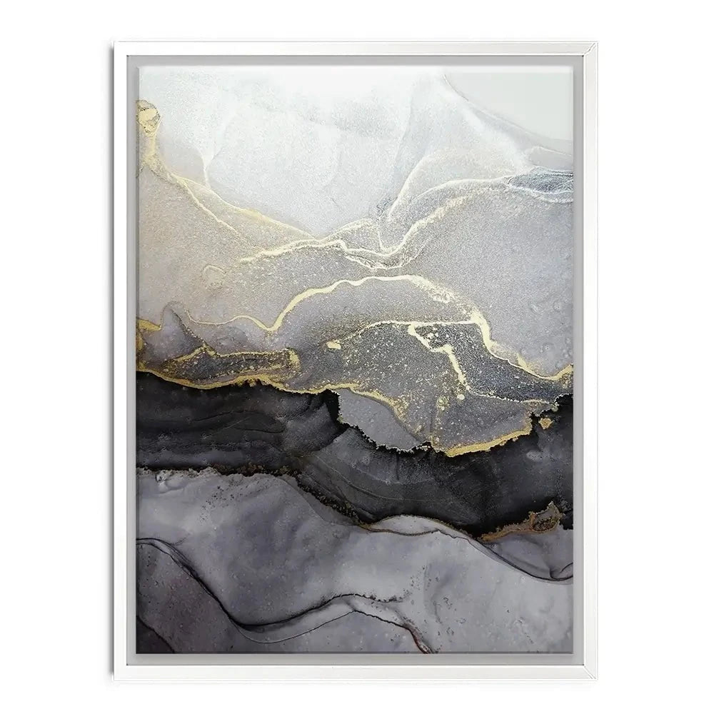 Charcoal Marble Abstract Canvas Print Charcoal Marble Abstract Canvas Print wall art product coldsun777 / Shutterstock