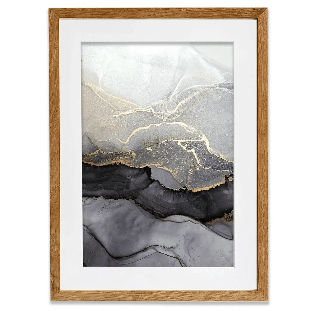 Charcoal Marble Abstract Framed Art Print Charcoal Marble Abstract Framed Art Print wall art product coldsun777 / Shutterstock