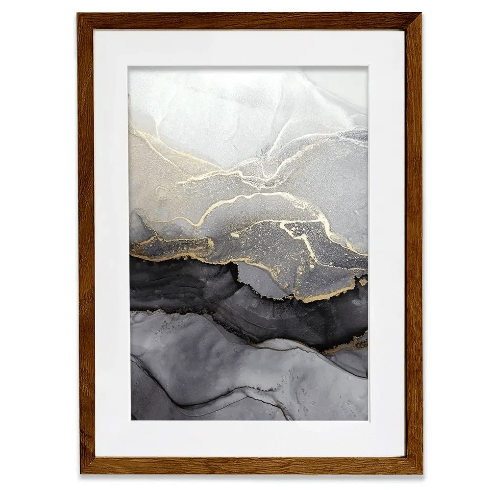 Charcoal Marble Abstract Framed Art Print Charcoal Marble Abstract Framed Art Print wall art product coldsun777 / Shutterstock