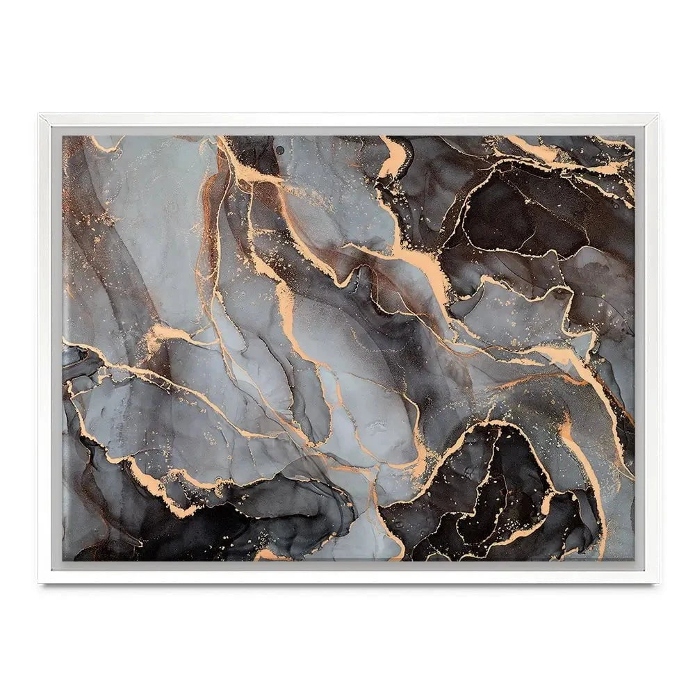 Charcoal Marble Canvas Print Charcoal Marble Canvas Print wall art product djero.adlibeshe yahoo.com / Shutterstock