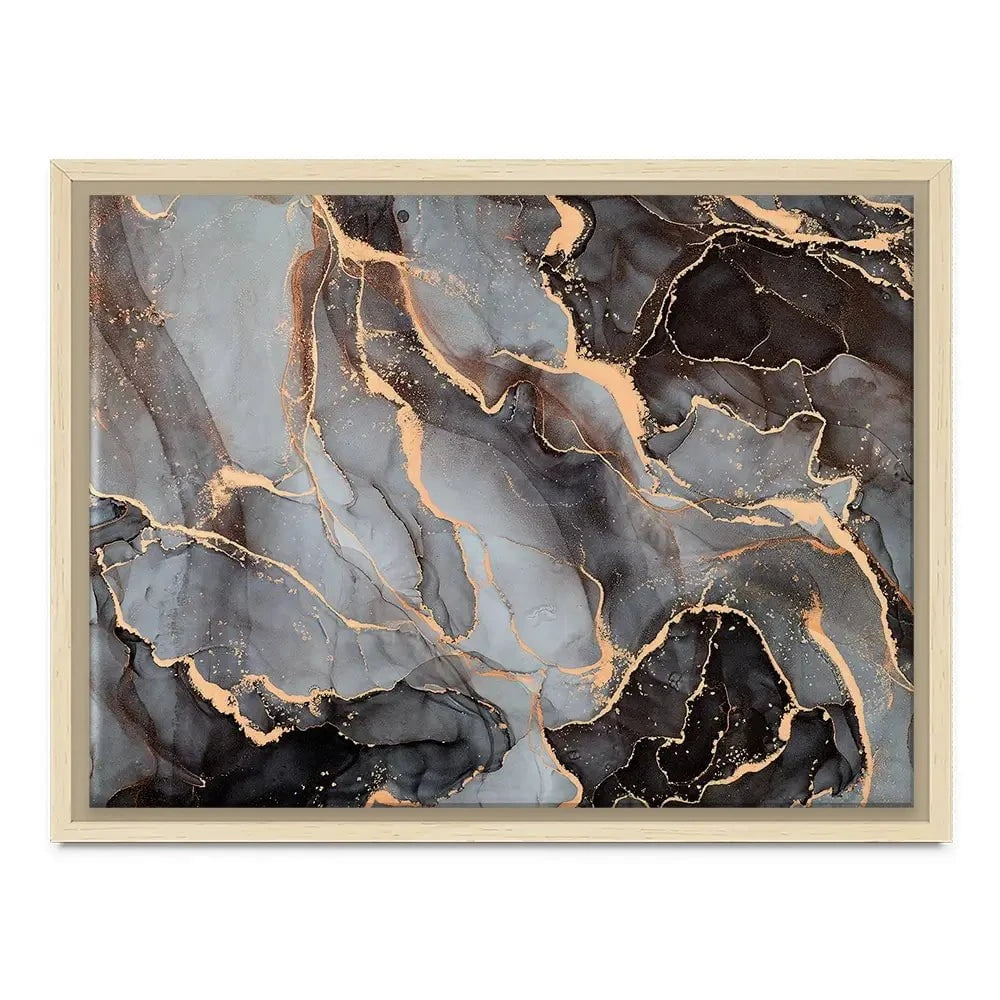 Charcoal Marble Canvas Print Charcoal Marble Canvas Print wall art product djero.adlibeshe yahoo.com / Shutterstock