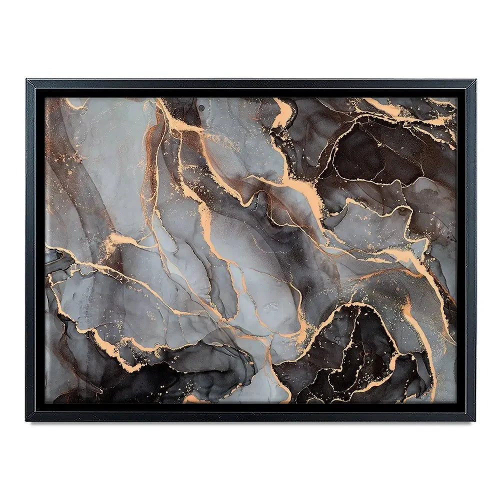 Charcoal Marble Canvas Print Charcoal Marble Canvas Print wall art product djero.adlibeshe yahoo.com / Shutterstock