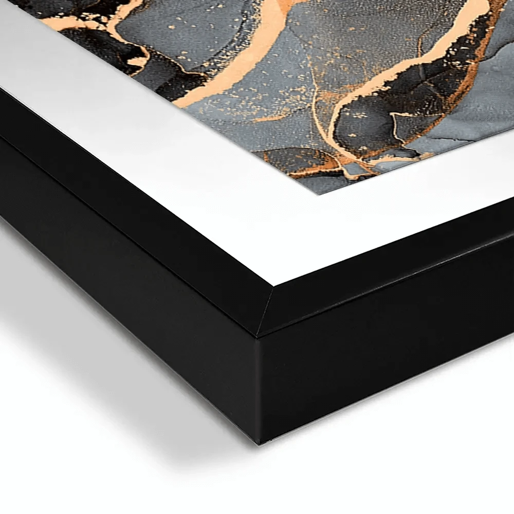 Charcoal Marble Framed Art Print Trio Charcoal Marble Framed Art Print Trio wall art product djero.adlibeshe / Shutterstock