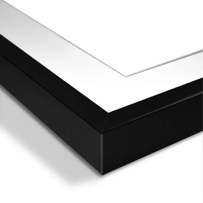 Cheeky Black And White Highland Cow Framed Art Print Cheeky Black And White Highland Cow Framed Art Print wall art product Independent