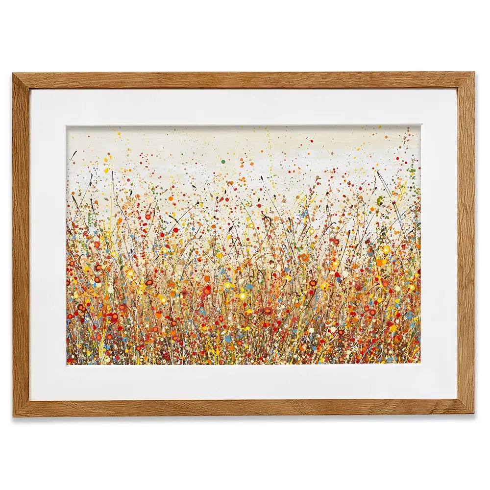 Cheerful Autumn Framed Art Print Cheerful Autumn Framed Art Print wall art product Olga Tkachyk