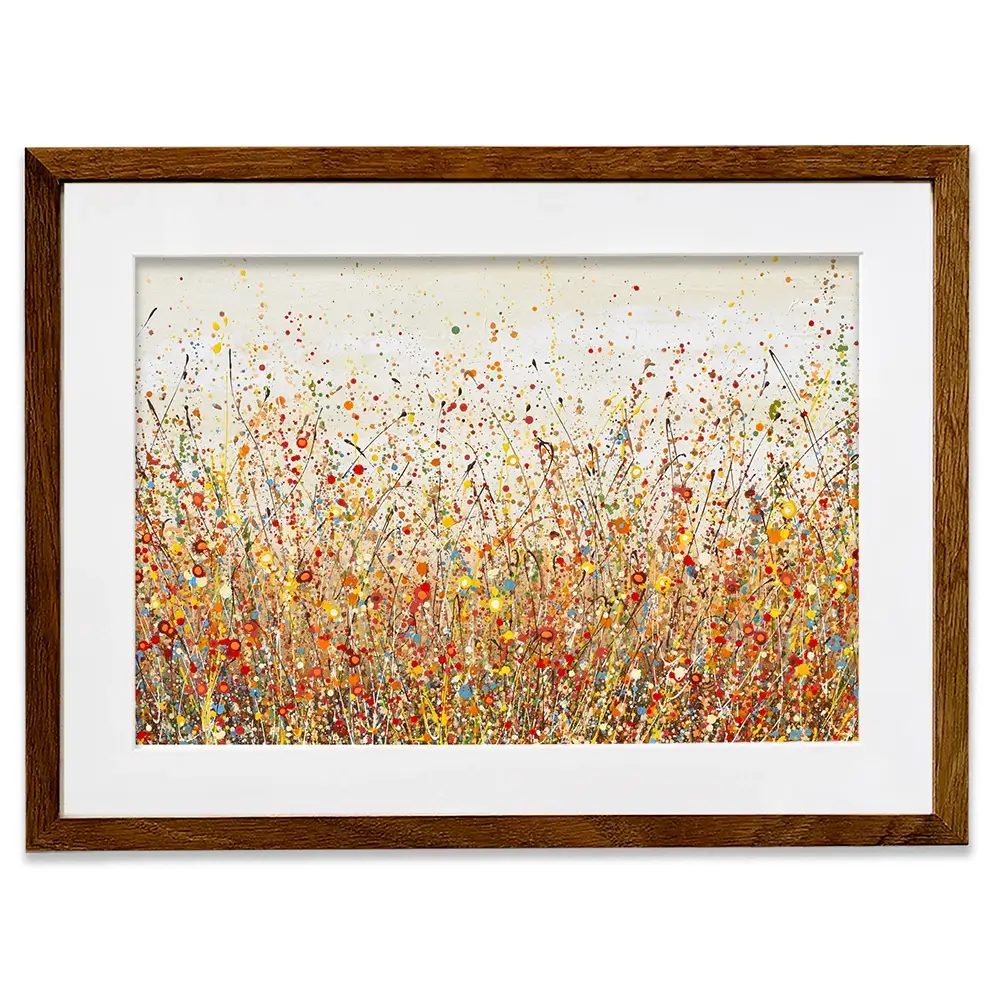 Cheerful Autumn Framed Art Print Cheerful Autumn Framed Art Print wall art product Olga Tkachyk