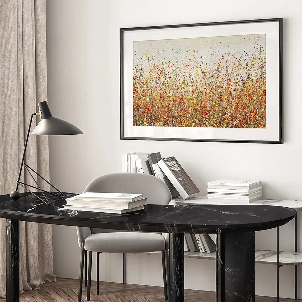 Cheerful Autumn Framed Art Print Cheerful Autumn Framed Art Print wall art product Olga Tkachyk