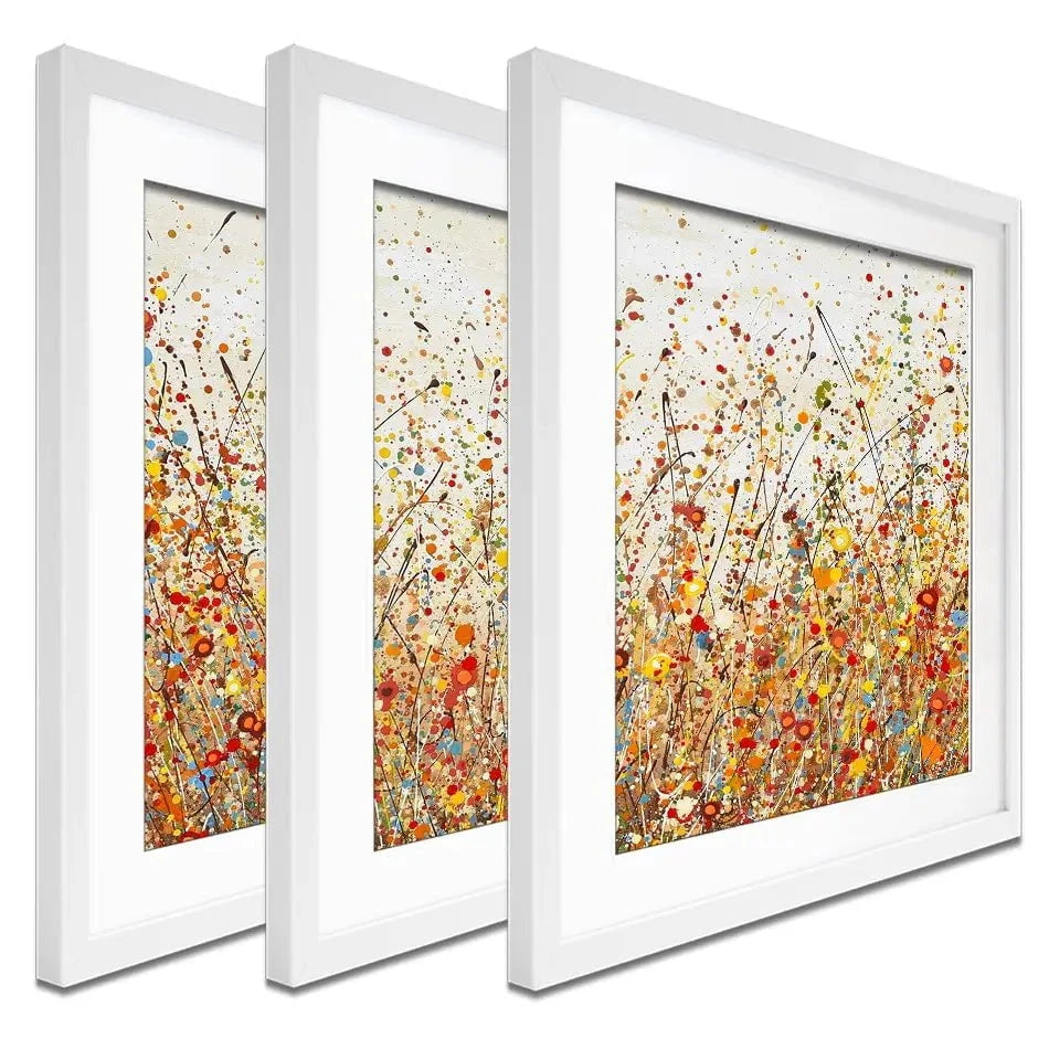 Cheerful Autumn Framed Art Print Trio Cheerful Autumn Framed Art Print Trio wall art product Olga Tkachyk