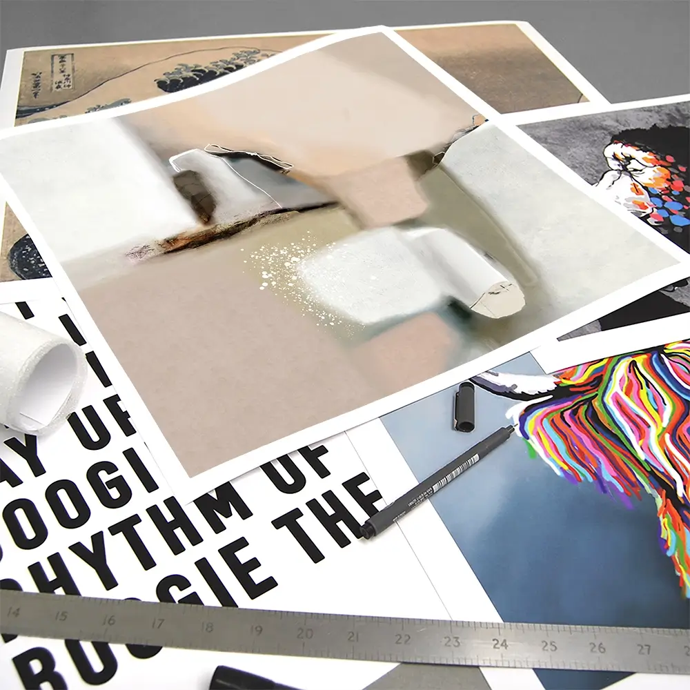 Cheerfully Square Art Print Cheerfully Square Art Print wall art product Roberto Moro