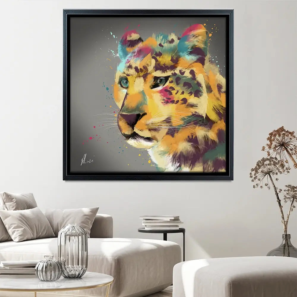 Cheetah Canvas Print Cheetah Canvas Print wall art product Aimee Linzi