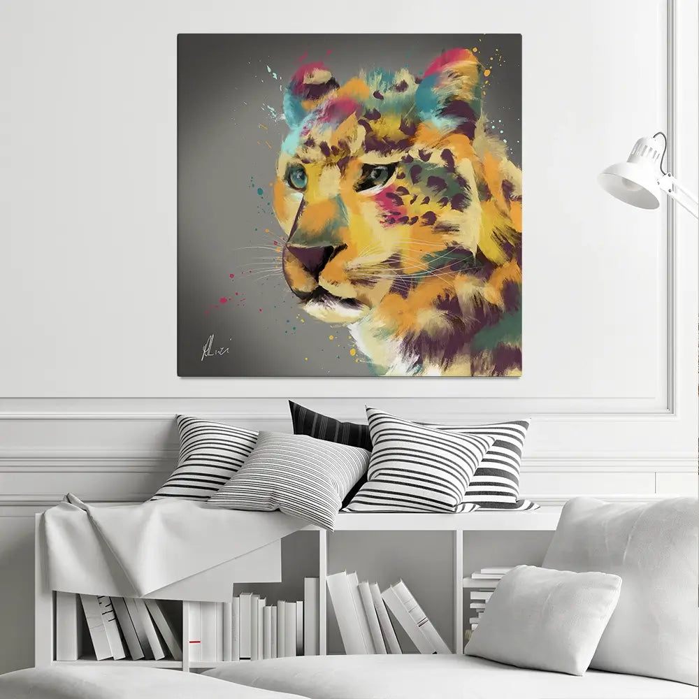 Cheetah Canvas Print Cheetah Canvas Print wall art product Aimee Linzi