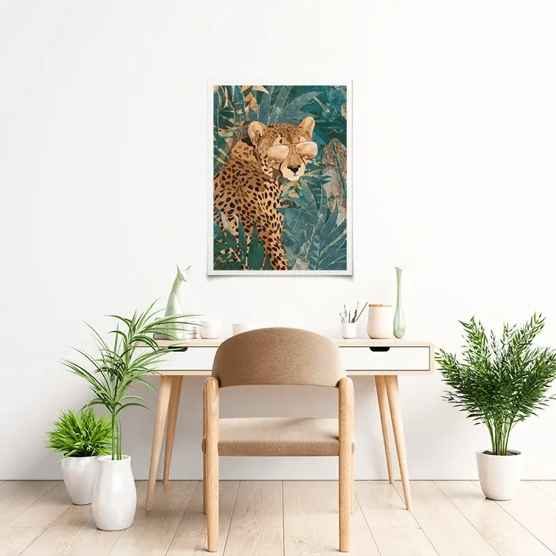 Cheetah Disguise Art Print Cheetah Disguise Art Print wall art product Sarah Manovski